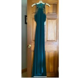 Green prom dress size 14